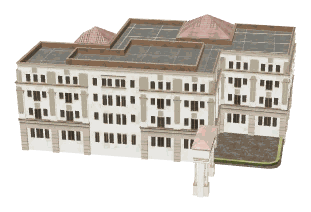 bh1_03_bld29_lod, a low-detail (LOD) model of the GTA V map in Rockford Hills
