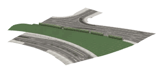 bh1_rd2sect_02_r8_02, a road or track piece of the GTA V map in Rockford Hills