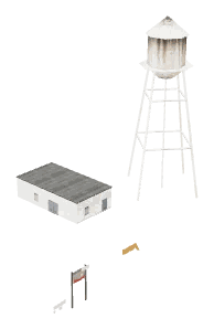 bkr_id1_06_watertower_lod, a low-detail (LOD) model of the GTA V map in Cypress Flats