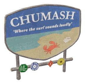 ch1_01_chumash_sign, a sign or billboard of the GTA V map in Pacific Bluffs