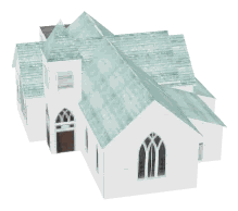 ch1_01_church_lod, a low-detail (LOD) model of the GTA V map in Pacific Bluffs