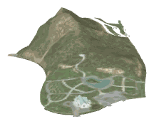ch1_01_land_slod_03, a super-low-detail (SLOD) model of the GTA V map in Pacific Bluffs