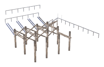 ch1_02_ihwhouse_07_rail, a road or track piece of the GTA V map in Banham Canyon