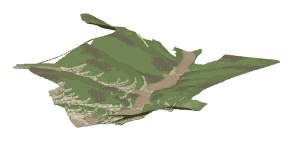 ch1_04b_rock1, a terrain piece of the GTA V map in Tongva Valley