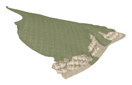ch1_04b_vineland01_lod, a low-detail (LOD) model of the GTA V map in Tongva Hills
