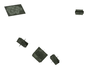 ch1_05_props_combo58_03_lod, a low-detail (LOD) model of the GTA V map in Tongva Valley