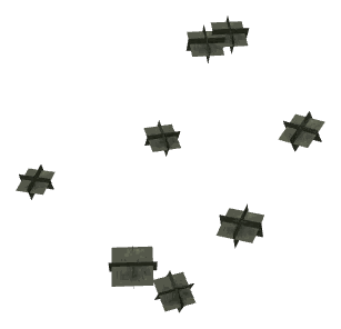 ch1_05_props_combo61_10_lod, a low-detail (LOD) model of the GTA V map in Tongva Hills