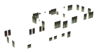 ch1_06b_emissive_slod, a super-low-detail (SLOD) model of the GTA V map in Banham Canyon