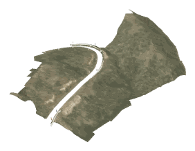 ch1_06b_land_slod, a super-low-detail (SLOD) model of the GTA V map in Banham Canyon