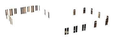 ch1_06c_emissive_lod, a low-detail (LOD) model of the GTA V map in Vinewood Hills