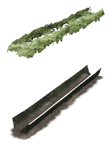 ch1_06e_hedgedecal_47, a vegetation piece of the GTA V map in Richman