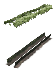 ch1_06e_hedgedecal_52, a vegetation piece of the GTA V map in Richman