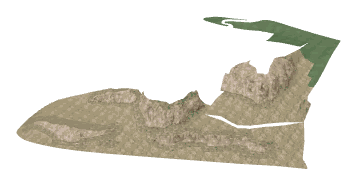 ch1_06e_terrain_1b_lod, a low-detail (LOD) model of the GTA V map in Richman