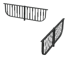ch1_06f_metal_fence_09, a fence or wall of the GTA V map in Richman