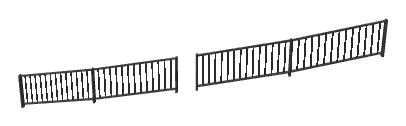 ch1_06f_metal_fence_20, a fence or wall of the GTA V map in Richman