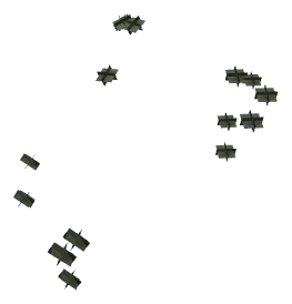 ch1_08_props_combo17_15_lod, a low-detail (LOD) model of the GTA V map in Banham Canyon
