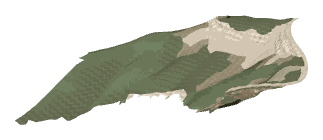 ch1_09_land_04, a terrain piece of the GTA V map in Tongva Hills