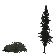 ch1_09b_props_veg17_12_lod, a low-detail (LOD) model of the GTA V map in Tongva Hills