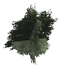 ch1_09b_props_veg20_33_lod, a low-detail (LOD) model of the GTA V map in Tongva Hills