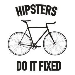 Hipsters Do It Fixed T-Shirt, a GTA V tattoo