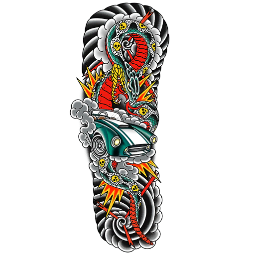 Mamba Sleeve, a GTA V tattoo