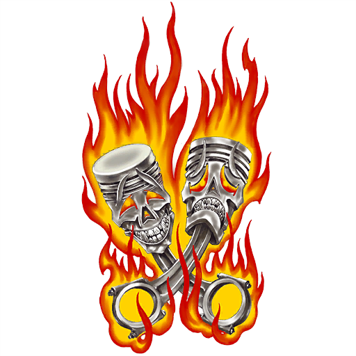 Comedy and Tragedy, a GTA V tattoo