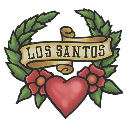 Los Santos Wreath, a GTA V tattoo
