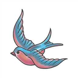 Swallow, a GTA V tattoo