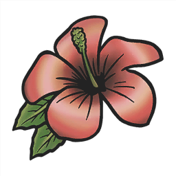 Hibiscus Flower, a GTA V tattoo