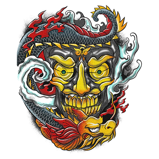 Ghost Dragon, a GTA V tattoo