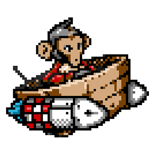Space Monkey Pixel Tee, a GTA V tattoo