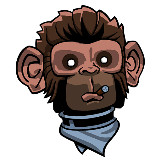 Space Monkey Face Tee, a GTA V tattoo