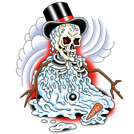 Bony Snowman, a GTA V tattoo