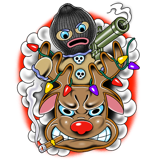 Gingerbread Steed, a GTA V tattoo