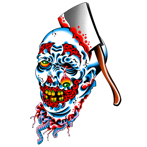 Zombie Head, a GTA V tattoo