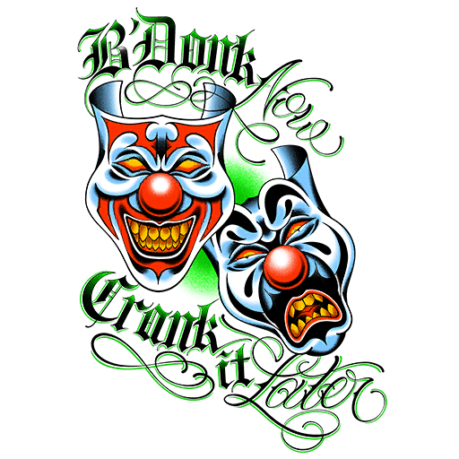 B'Donk Now Crank It Later, a GTA V tattoo