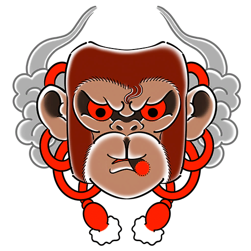 Monkey, a GTA V tattoo