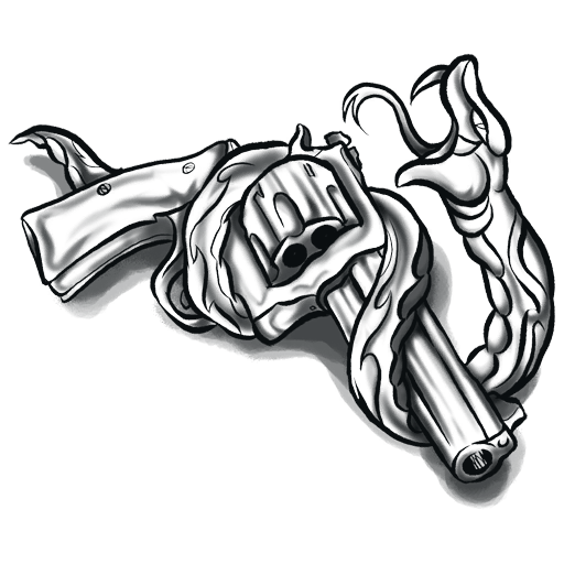 Serpent Revolver, a GTA V tattoo