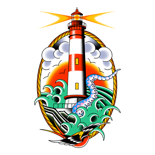 Lighthouse, a GTA V tattoo