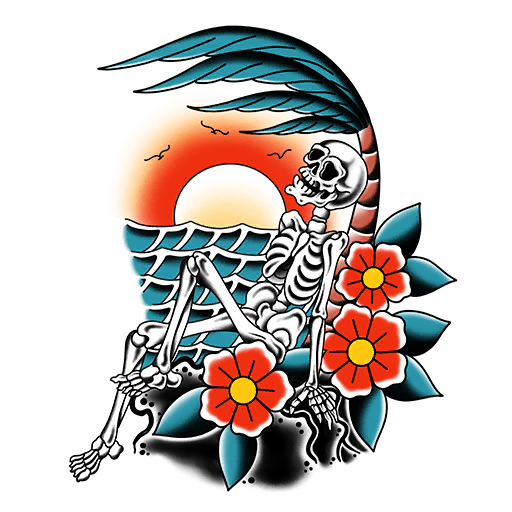 Skeleton Breeze, a GTA V tattoo