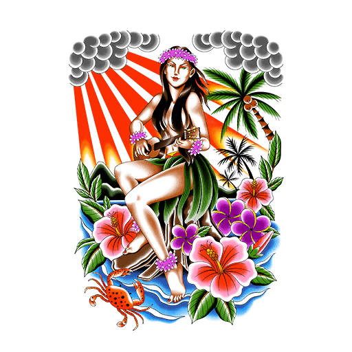 Paradise Ukulele, a GTA V tattoo
