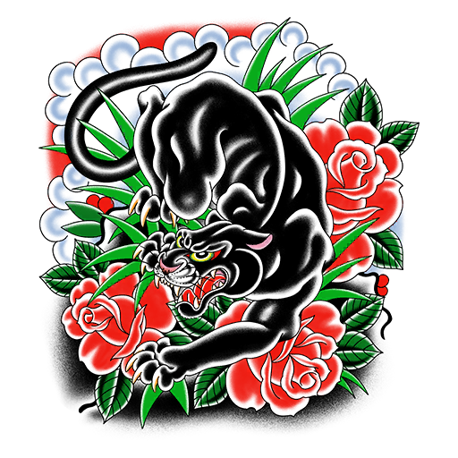 Rose Panther, a GTA V tattoo