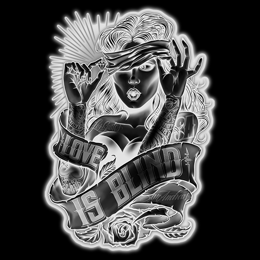 Love is Blind, a GTA V tattoo