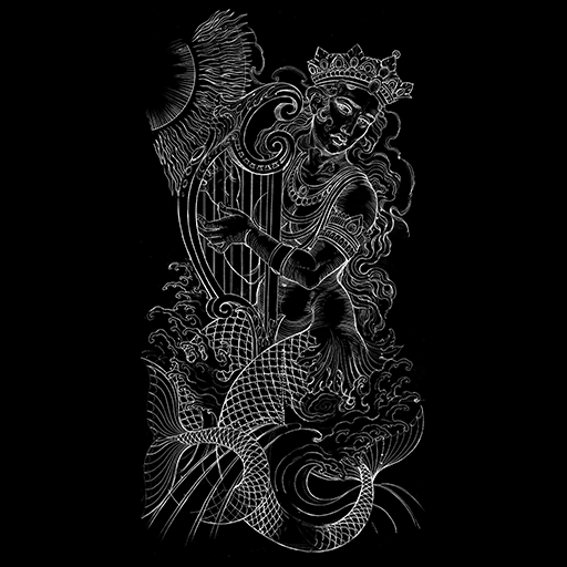 Mermaid Harpist, a GTA V tattoo
