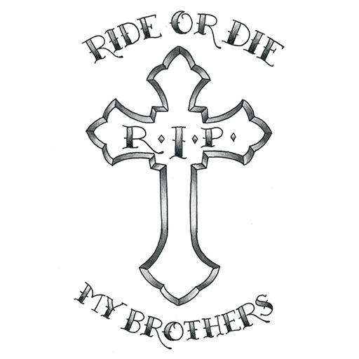 R.I.P. My Brothers, a GTA V tattoo