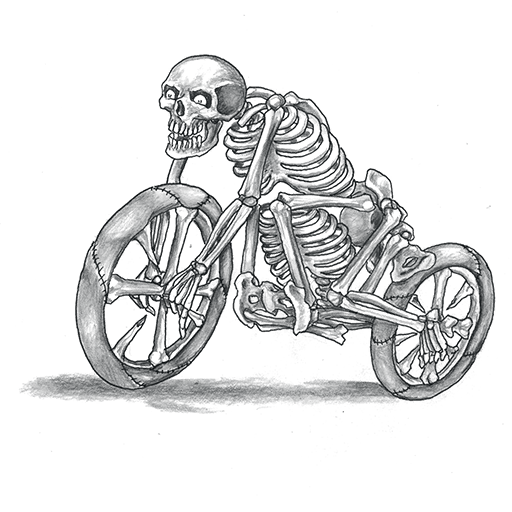 Skeletal Chopper, a GTA V tattoo