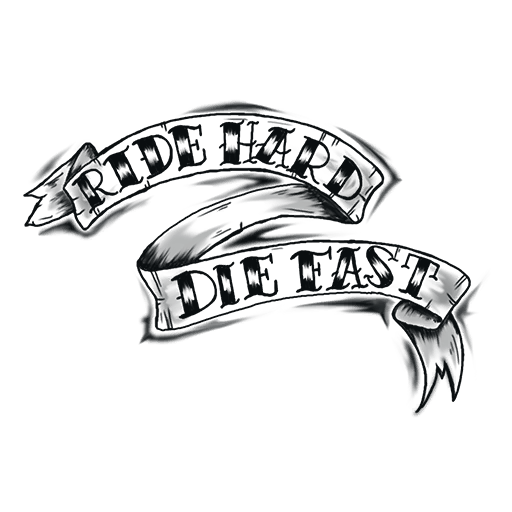 Ride Hard Die Fast, a GTA V tattoo