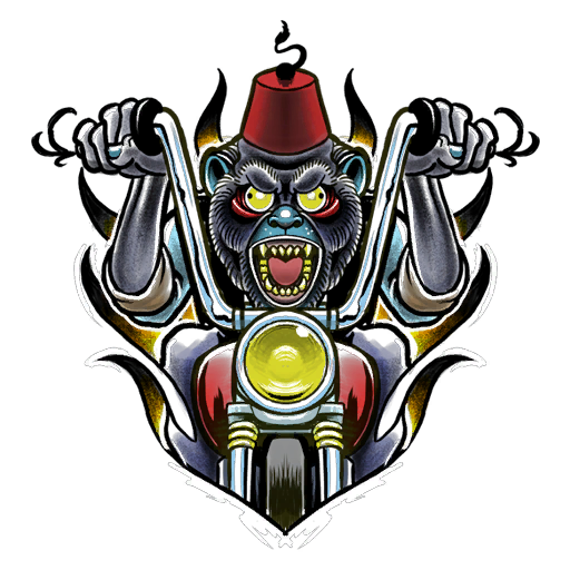Monkey Chopper, a GTA V tattoo