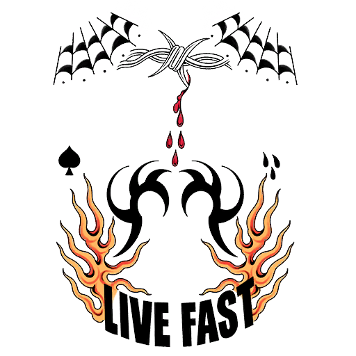 Live Fast Color, a GTA V tattoo