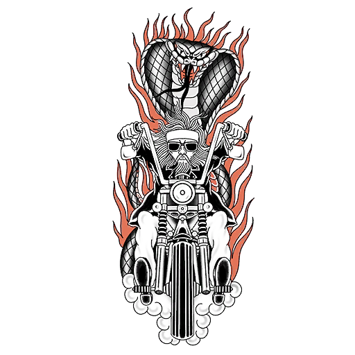Cobra Biker, a GTA V tattoo
